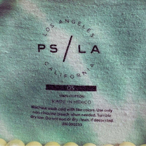 PacSun Green Tie-Dye Short Sleeve Tee - Picture 2 of 2